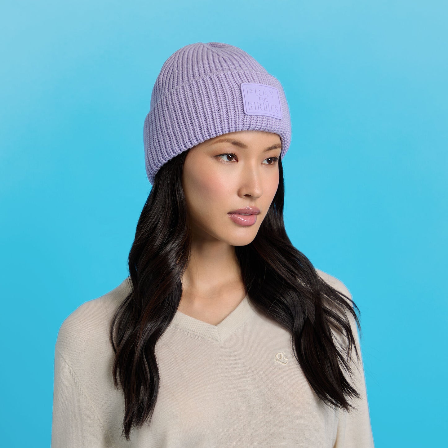 PRAY FOR BIRDIES WOOL CASHMERE BEANIE | G/FORE Discount