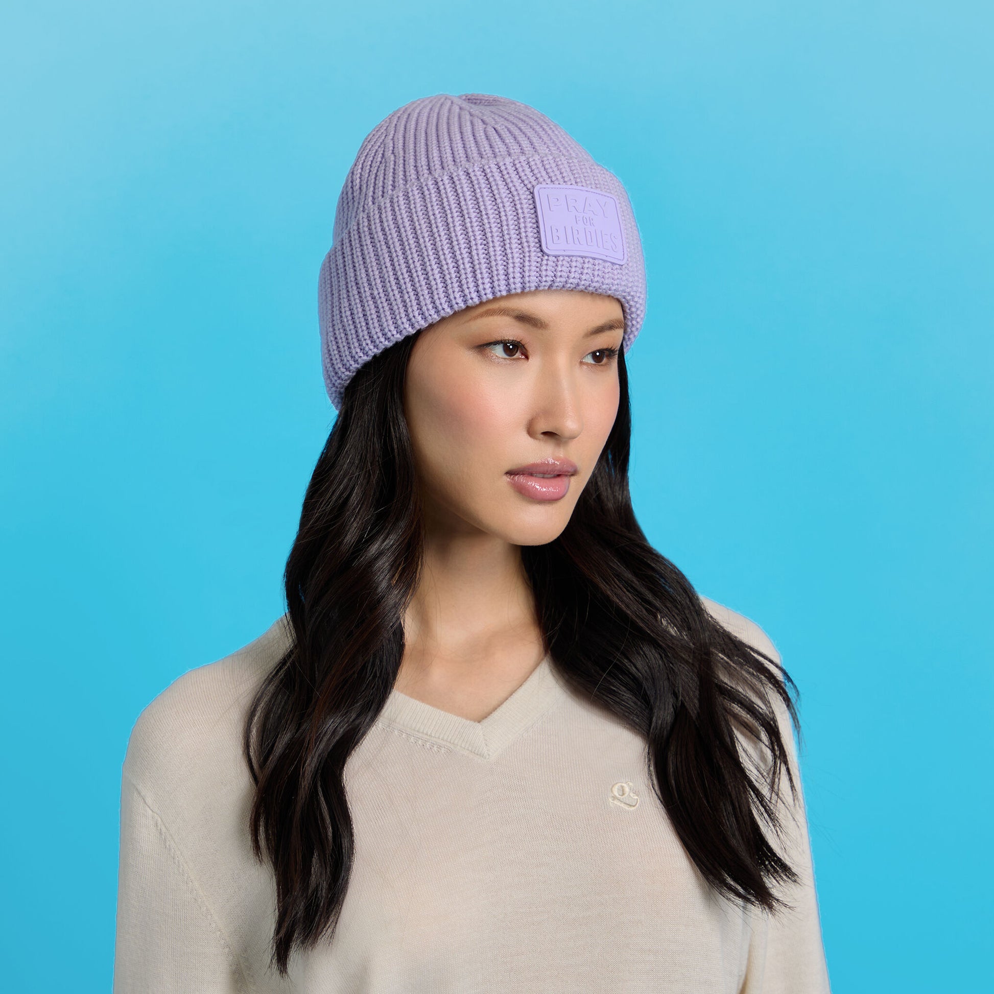 PRAY FOR BIRDIES WOOL CASHMERE BEANIE | G/FORE Discount