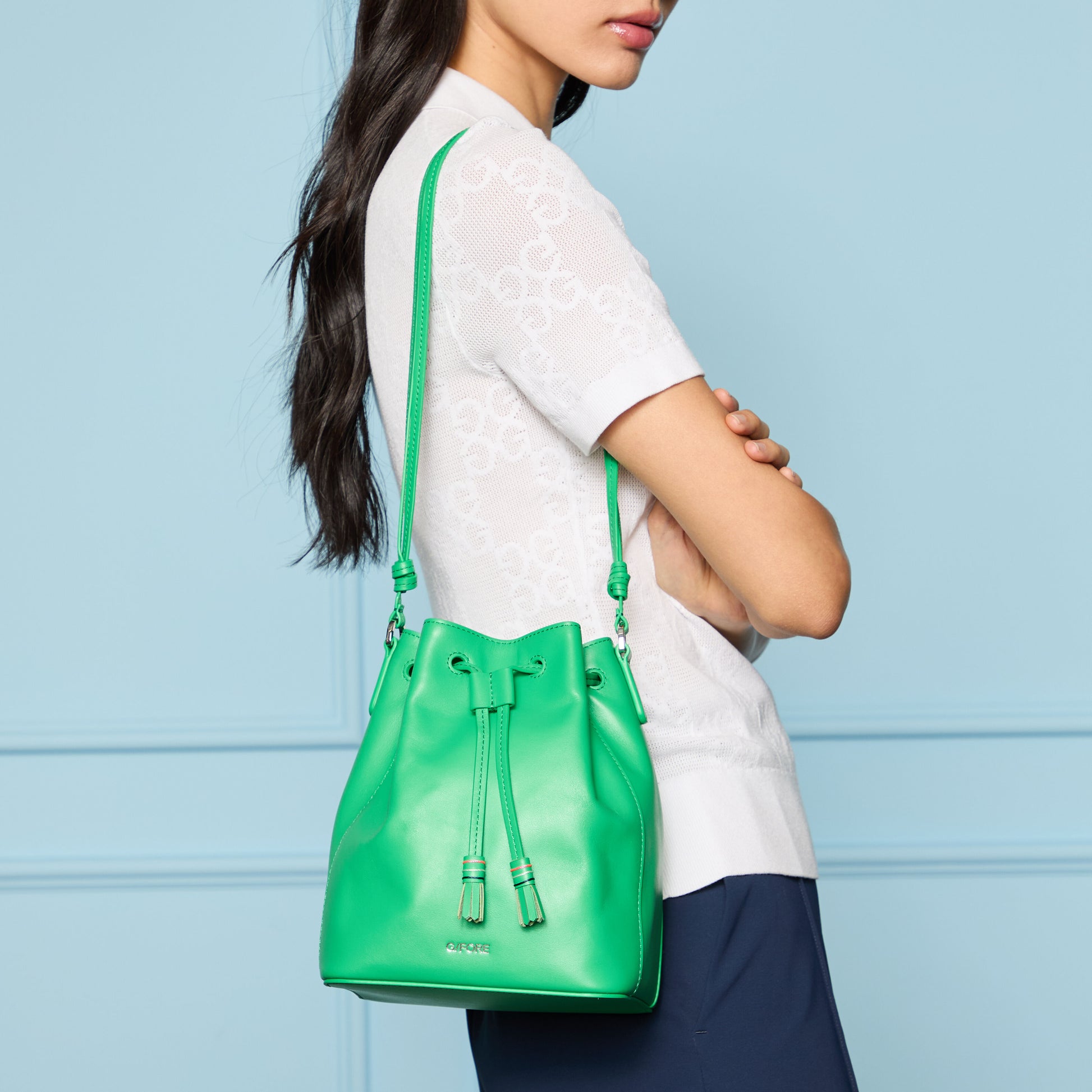 LEATHER CART BUCKET BAG | G/FORE Discount