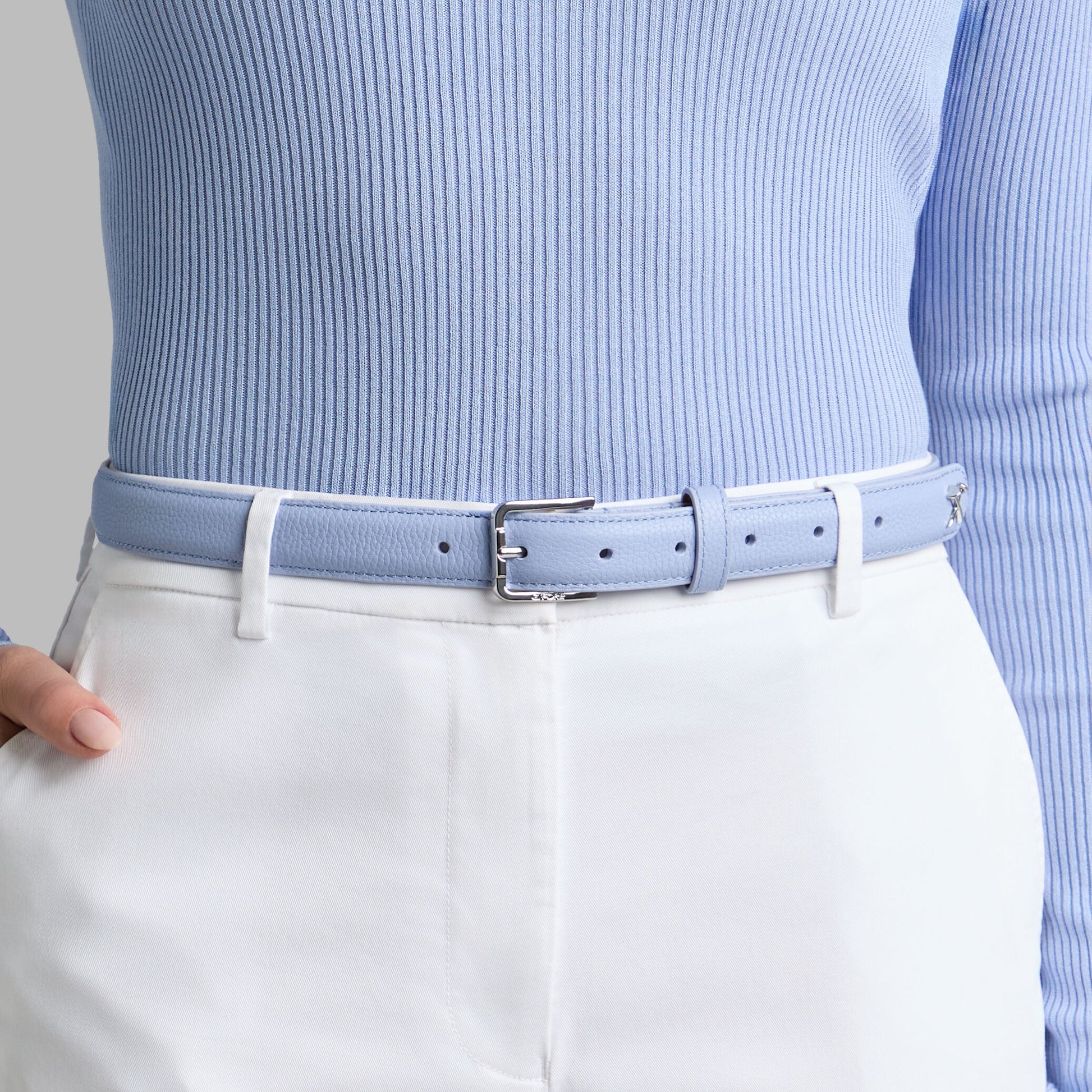 METAL TEES LEATHER BELT | G/FORE Online