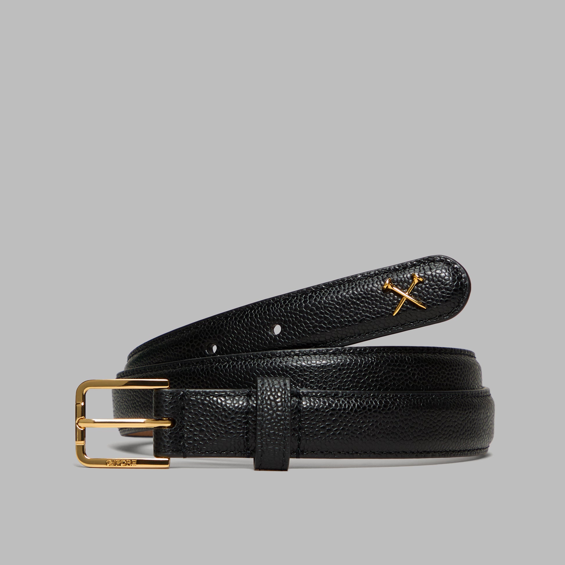METAL TEES PEBBLE LEATHER BELT | G/FORE On sale