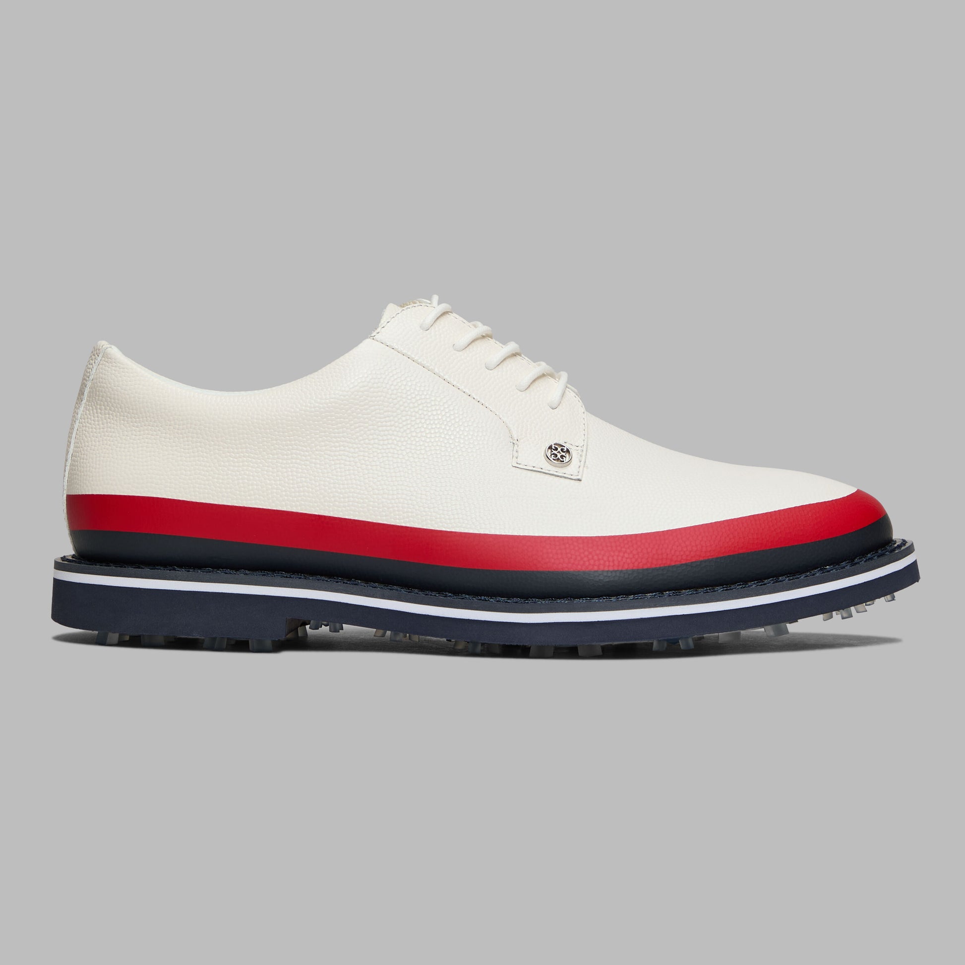 GALLIVANTER TUXEDO STRIPE LEATHER GOLF SHOE | G/FORE