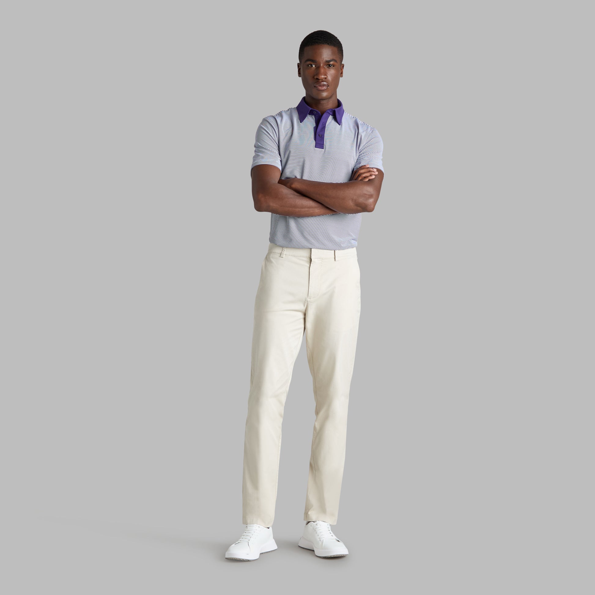 FEEDER STRIPE FINE TECH JERSEY POLO | G/FORE On sale