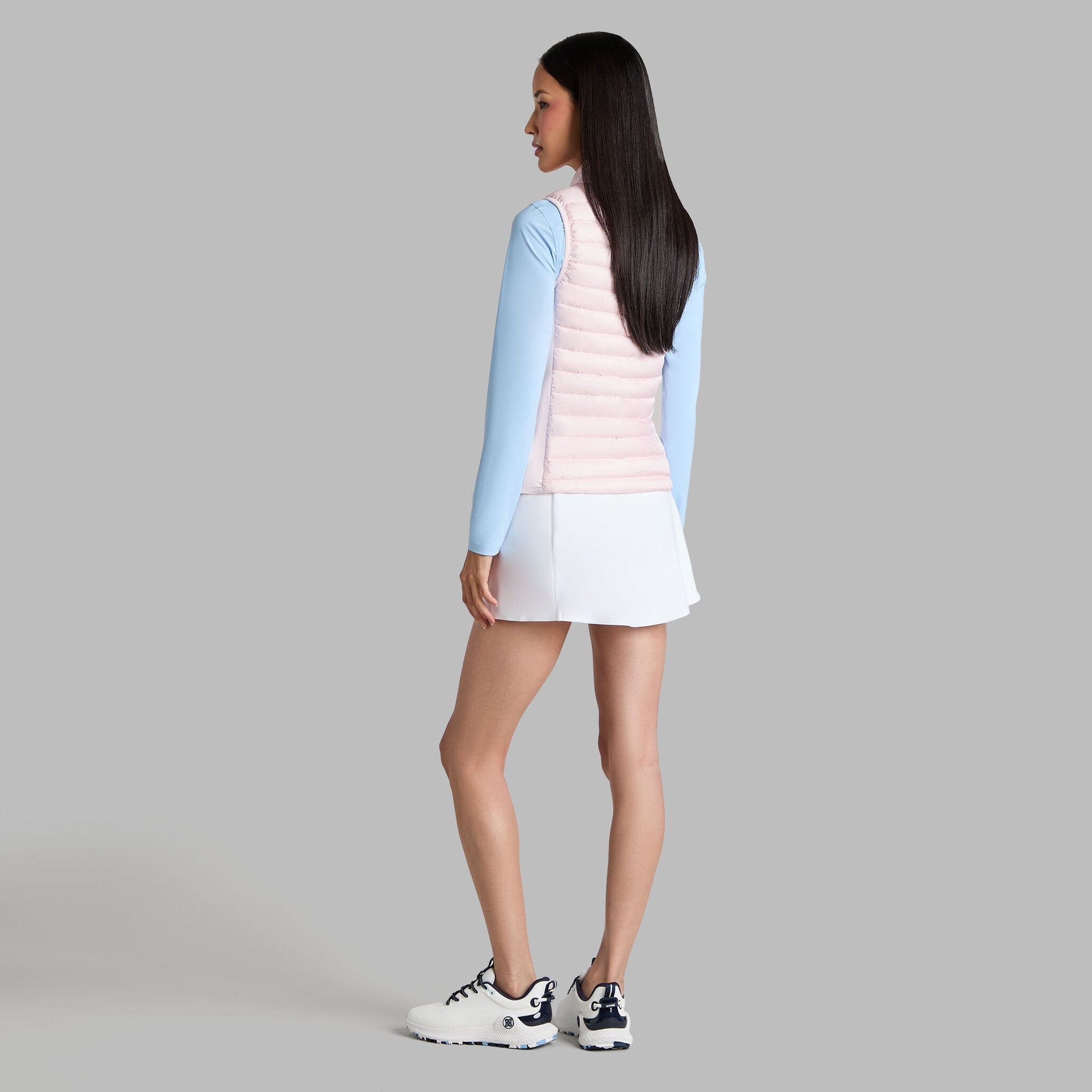 V-DOWN QUILTED STRETCH TECH INTERLOCK VEST | G/FORE US